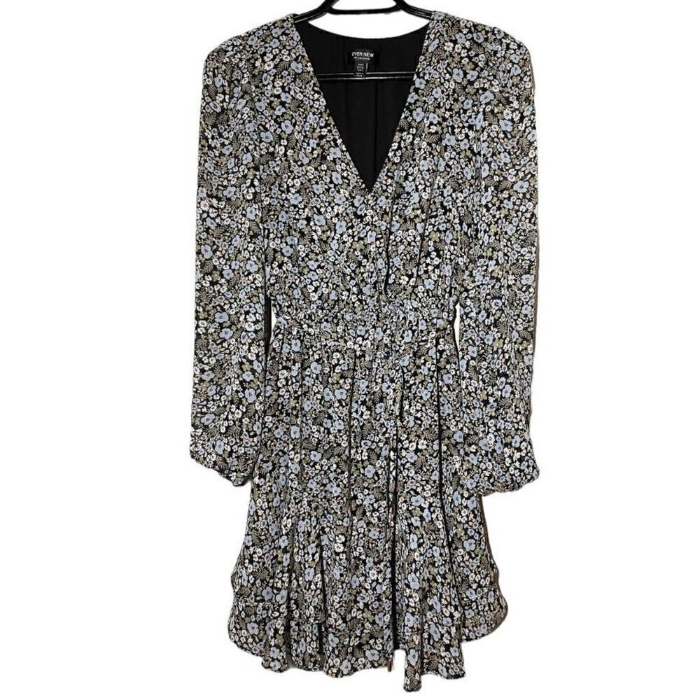 Forever New Jasmine Floral Skater Mini Dress size US 0 - Picture 5 of 10